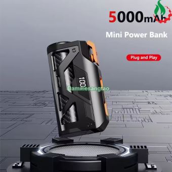 Box sạc dự phòng 1 cell 21700 có lò xo (DX250) sạc nhanh 10W