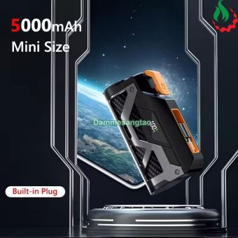 Box sạc dự phòng 1 cell 21700 có lò xo (DX250) sạc nhanh 10W