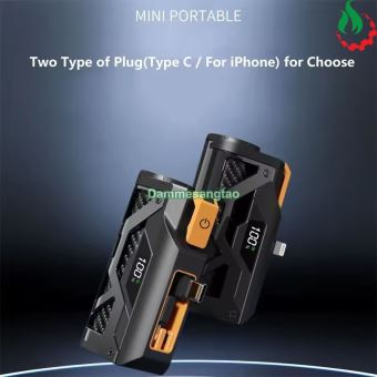 Box sạc dự phòng 1 cell 21700 có lò xo (DX250) sạc nhanh 10W