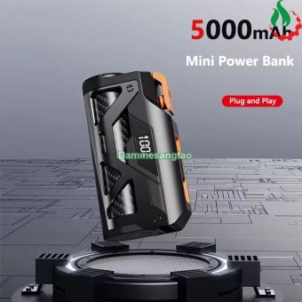 Box sạc dự phòng 1 cell 21700 có lò xo (DX250) sạc nhanh 10W