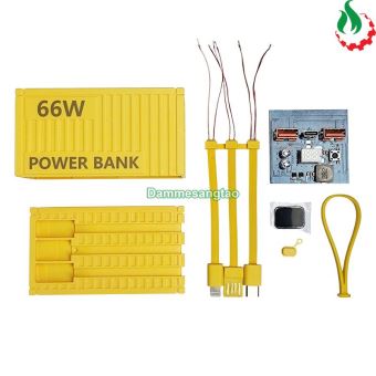 Box sạc dự phòng Container 4 cell 21700 (Y290) Sạc nhanh 22.5W