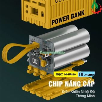 Box sạc dự phòng Container 4 cell 21700 (Y290) Sạc nhanh 22.5W