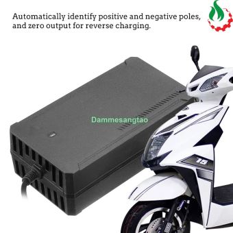 Sạc xe điện 13S 48V (54.6V) dùng cho pin Li-ion 3.7V dây nguồn C15 (Có quạt)