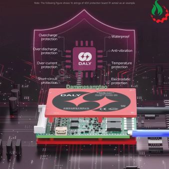 Mạch 10S 36V (42V) Daly bảo vệ pin Li-ion 3.7V xe điện