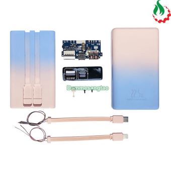 Box sạc dự phòng 2 cell 21700 (DX285) sạc nhanh 22.5W