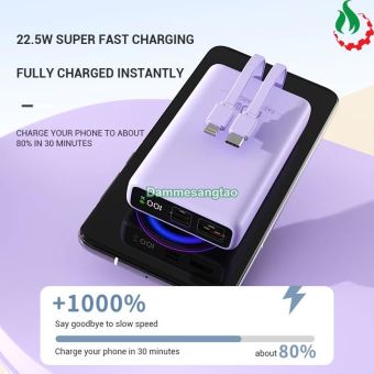 Box sạc dự phòng 2 cell 21700 (DX285) sạc nhanh 22.5W