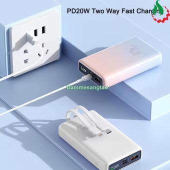 Box sạc dự phòng 2 cell 21700 (DX285) sạc nhanh 22.5W