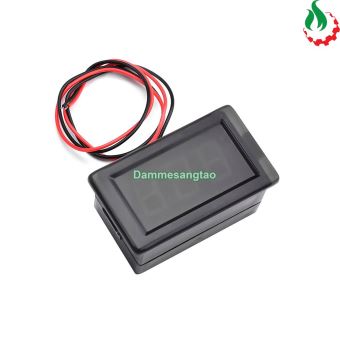 Vôn kế DC 5V-120V 0.56 inch chống nước màn hình LED gắn xe điện (Đồng hồ đo vôn)