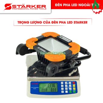 Đèn pha led STARKER SK-HL500S 21V gấp gọn 2 chế độ sáng 500W (32Led)