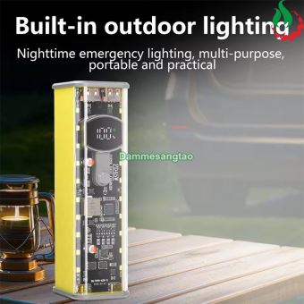 Vỏ box sạc dự phòng 8 cell 18650 có lò xo (BQ-S18PD) sạc nhanh 22.5W (Không có pin)