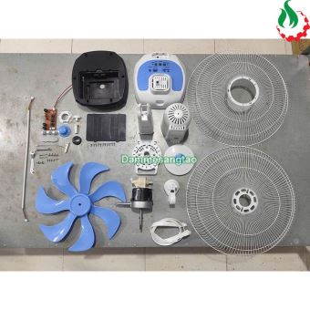 Quạt sạc tích điện 16 inch pin 12V-21V (3 Cấp độ gió tích hợp đèn LED và cổng USB)