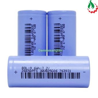 Cell pin sắt BDL 26650 LiFePo4 3.2V 3000mAh 10C Xả 30A