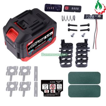 Vỏ Pin MAKITA 18V chống sốc 18650 (Mẫu 1) Li-ion Adapter có báo pin