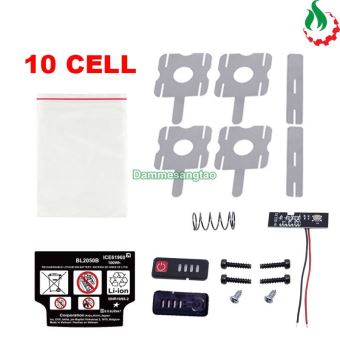 Vỏ Pin MAKITA 18V chống sốc 18650 (Mẫu 1) Li-ion Adapter có báo pin