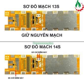 Hộp đựng pin xe điện 48V 13S6P 14S6P 18650 có gioăng chống nước