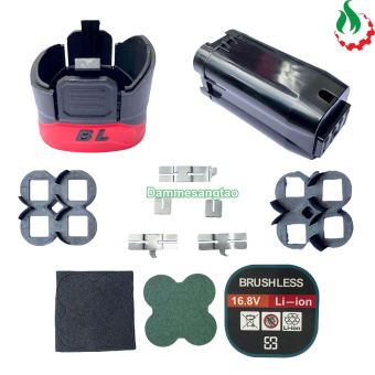 Vỏ pin CHENGBANG 14V 16.8V 18650 (4 Cell) Li-ion sạc Adapter (VCB14184C)