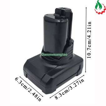 Vỏ pin BOSCH 10.8V 12V 18650 (6 Cell) Li-ion nhận sạc zin (VB12186IZ)