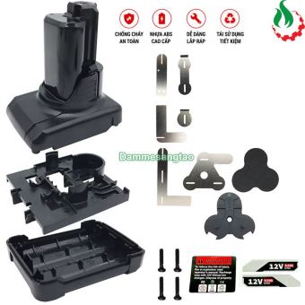 Vỏ pin BOSCH 10.8V 12V 18650 (6 Cell) Li-ion nhận sạc zin (VB12186IZ)