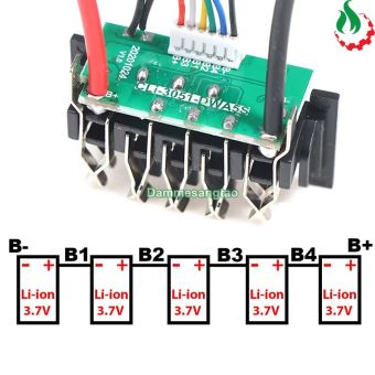 Vỏ pin DEWALT 20V 18650 (15 Cell) Li-ion nhận sạc zin (VD201815IZ)