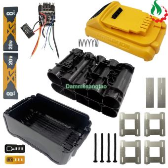 Vỏ pin DEWALT 20V 21700 (10 Cell) Li-ion nhận sạc zin (VD202110IZ)