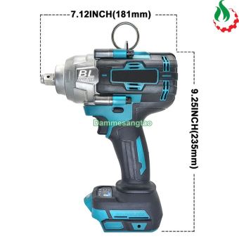 Máy siết BULONG pin 18V BLM2-M181000BL không chổi than 1000N.m chân phổ thông Makita
