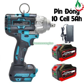 Máy siết BULONG pin 18V BLM2-M181000BL không chổi than 1000N.m chân phổ thông Makita
