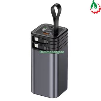 Vỏ box sạc dự phòng 4 cell 21700 (K80) sạc nhanh 22.5W (Không có pin)