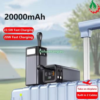 Vỏ box sạc dự phòng 4 cell 21700 (K80) sạc nhanh 22.5W (Không có pin)