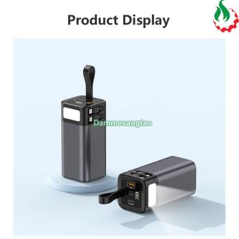 Vỏ box sạc dự phòng 4 cell 21700 (K80) sạc nhanh 22.5W (Không có pin)