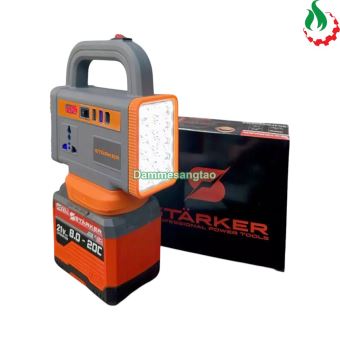 Đế chuyển pin STARKER 21V SK-ITG360SGR sang điện 220V công suất 200W chân phổ thông
