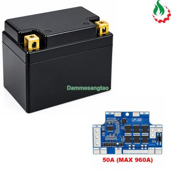Vỏ Bình Ắc Quy Xe Máy YT4 Nhựa ABS 11.3x7x8.5cm