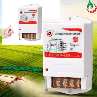 Bộ công tắc điều khiển từ xa 220V 40A 1000m-3000m (Có học lệnh)