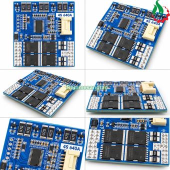Mạch BMS 4S 50A (640A) 12.8V bảo vệ pin sắt LiFePO4 3.2V cân bằng bán chủ động 0.2A đề xe máy (BMS-D4S640PC)