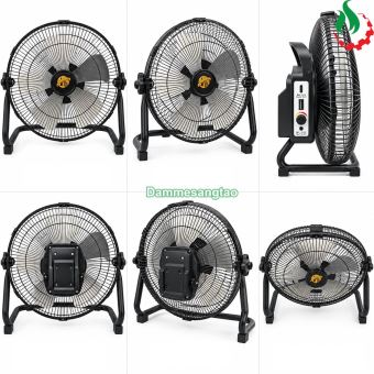 Quạt dùng pin 12V-21V QBL12-M21 không chổi than 12 inch