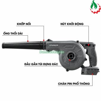 Máy thổi hút bụi STARKER SK-PL555GR 400W 520CFM