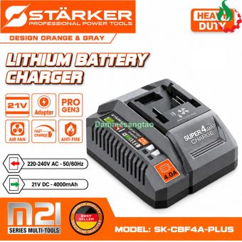 Đế sạc pin STARKER 21V SK-CBF4A-PLUS 4A chân phổ thông