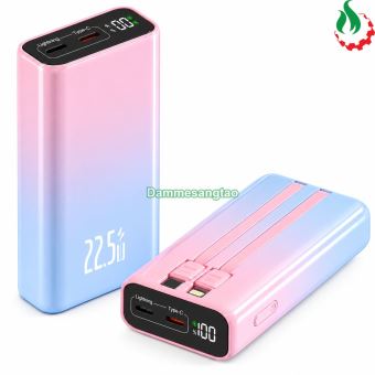Box sạc dự phòng 2 cell 21700 DX285 PD 22.5W