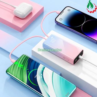 Box sạc dự phòng 2 cell 21700 DX285 PD 22.5W