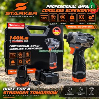 Máy bắn vít STARKER SK-CV140GR 16.8V 140N.m Brushless