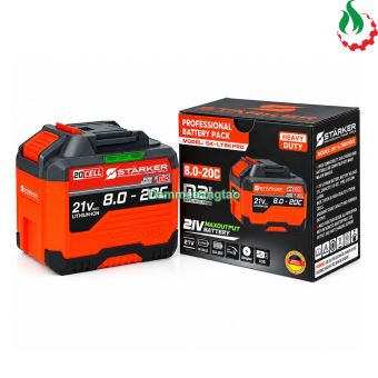 Pin STARKER 21V SK-LT8KPRO 20 Cell 18650 có cổng USB