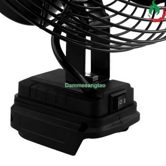 Quạt dùng pin STARKER 21V SK-FAN8INCH 2 tốc độ có cổng DC cấp nguồn chân phổ thông