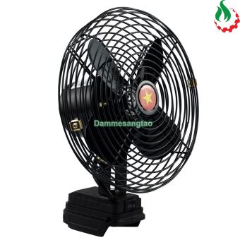 Quạt dùng pin STARKER 21V SK-FAN8INCH 2 tốc độ có cổng DC cấp nguồn chân phổ thông