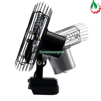 Quạt dùng pin STARKER 21V SK-FAN8INCH 2 tốc độ có cổng DC cấp nguồn chân phổ thông