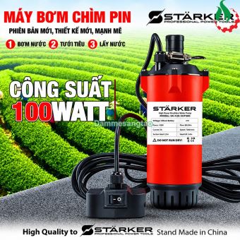 Máy bơm chìm pin STARKER SK-X20-SUP380 21V 100W 80L/phút