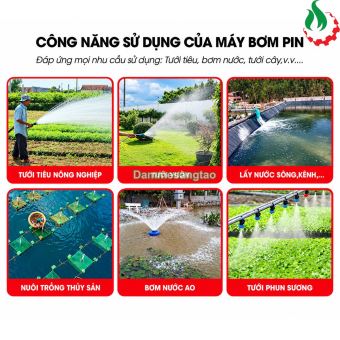 Máy bơm chìm STARKER SK-X20-SUP590 21V 180W 90L/phút