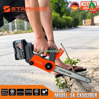 Cưa xích STARKER SK-CX5028GR 21V 900W 12inch Brushless