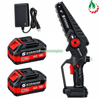 Cưa xích STARKER SK-CX5015GR 21V 8inch Brushless bơm dầu