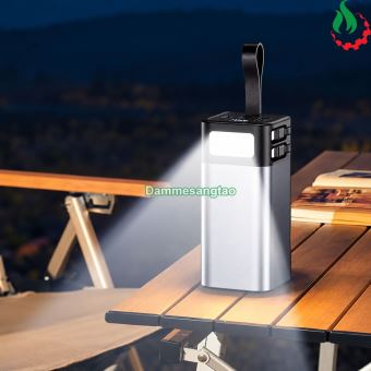 Vỏ box K80 4 cell 21700 22.5W Type-C USB LED hiển thị pin