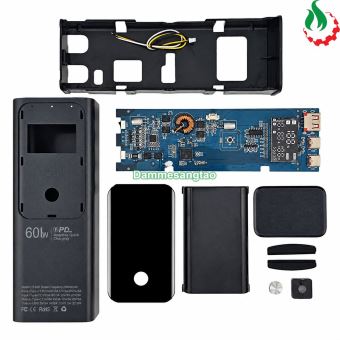 Box sạc dự phòng 4 cell 21700 (HT-K81) sạc nhanh 60W (Hổ trợ sạc Laptop)