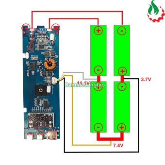 Box sạc dự phòng 4 cell 21700 (HT-K81) sạc nhanh 60W (Hổ trợ sạc Laptop)